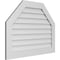 Ekena Millwork Octagonal Top Surface Mount PVC Gable Vent w/ 3-1/2"W x 1"P Standard Frame, 40"W x 30"H GVPOT40X3001SN - alternate 5